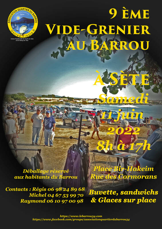 9ème Vide-Grenier du Barrou à Sète