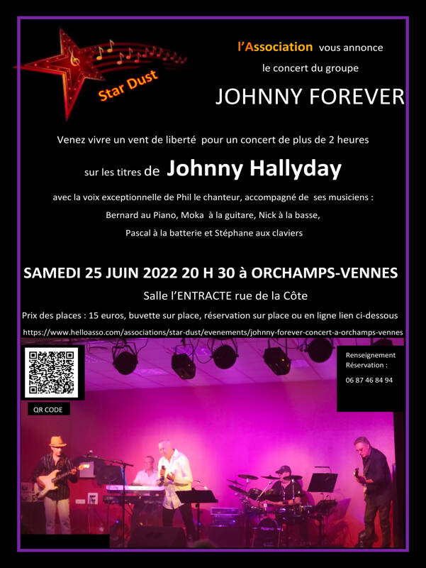 Concert Groupe Johnny Forever