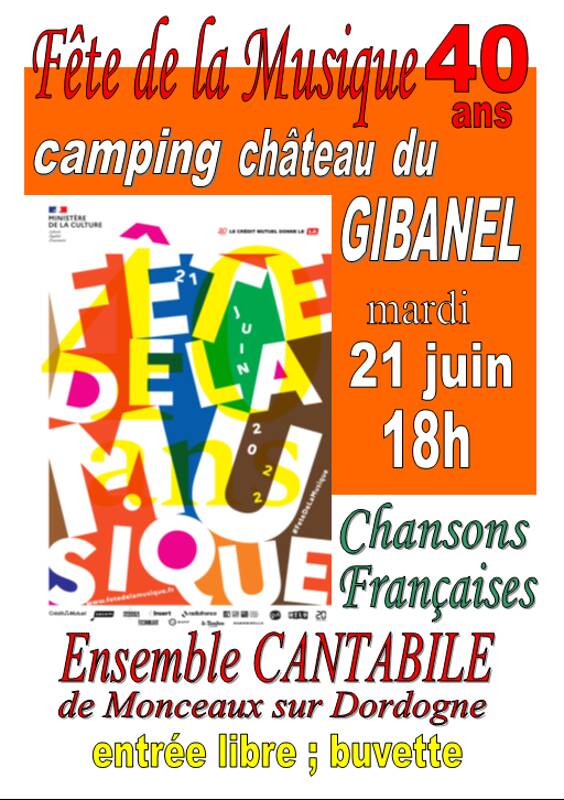 Chansons Françaises par l'Ensemble CANTABILE de Monceaux sur Dordogne