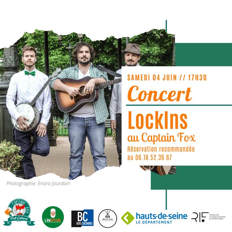 OUESTIVAL: Concert de LockIns au Captain Fox !