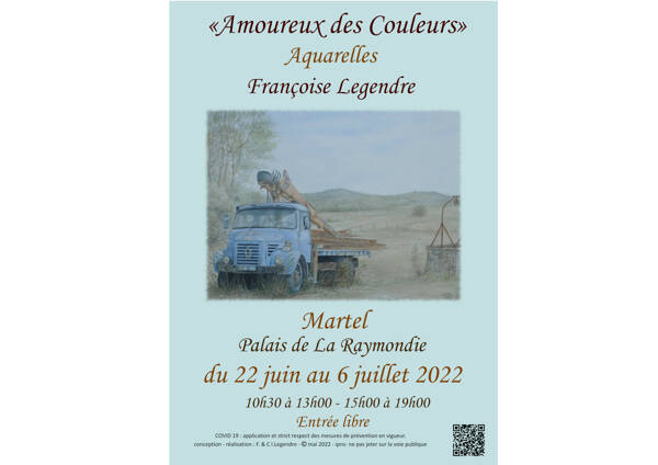Amoureux des Couleurs Exposition d'Aquarelles