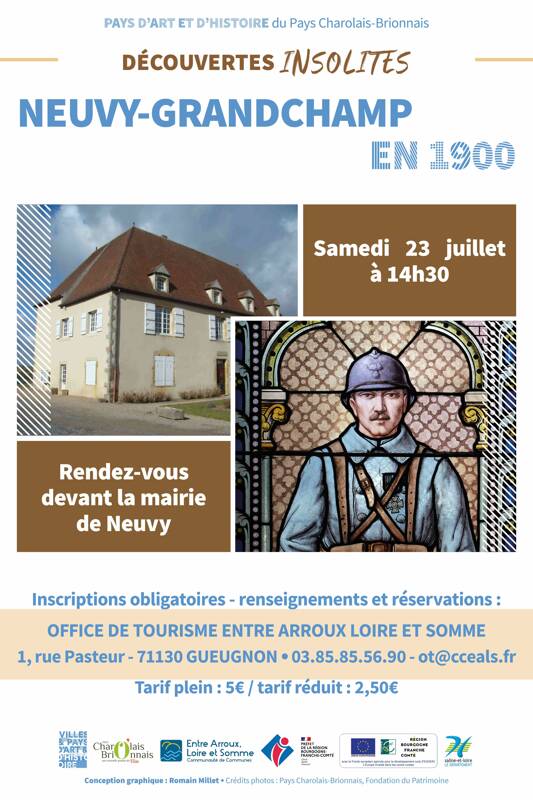 Visite guidée : Neuvy-Grandchamp en 1900