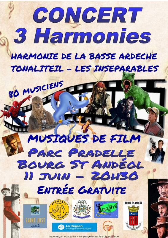 Concert des trois Harmonies