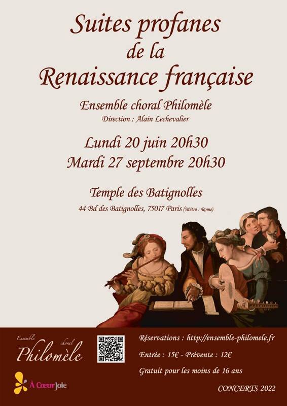 Suites profanes de la Renaissance française