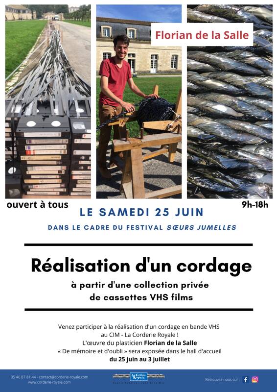 Réalisation d'un cordage