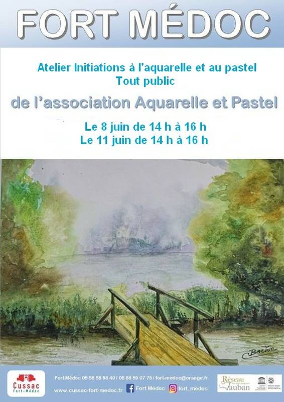 Atelier initiation aquarelle et pastel