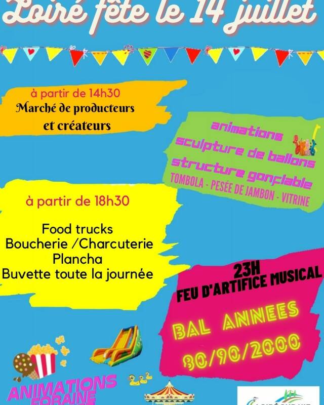 Loirè fête le 14 juillet