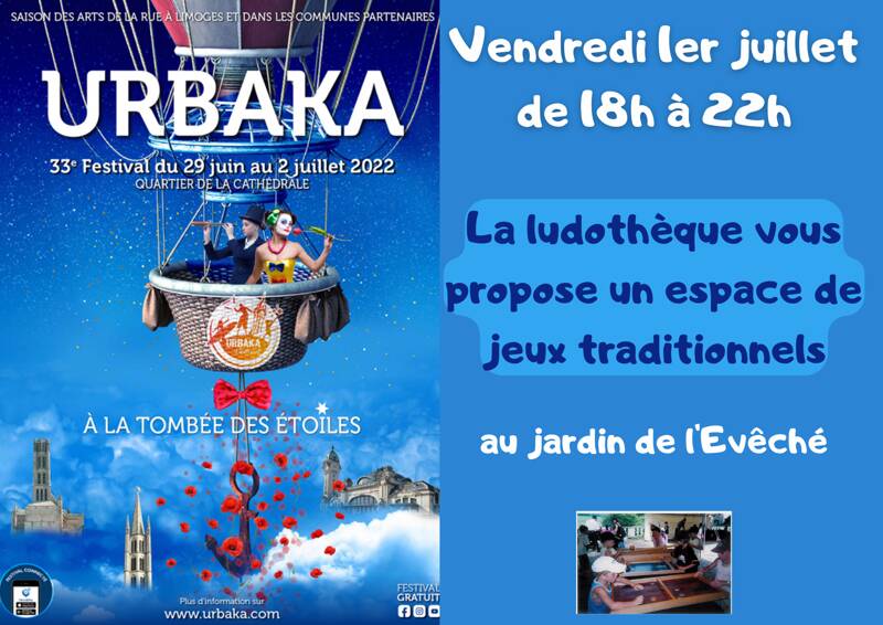 Festival URBAKA - Jardins de l'Evêché Limoges