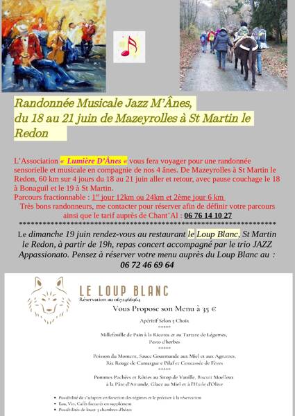 Randonnée Jazz M'Ânes