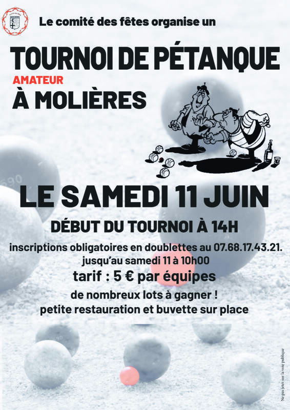 tournoi de pétanque amateur