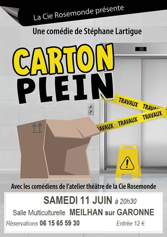 CARTON PLEIN une comédie de Stéphane Lartigue