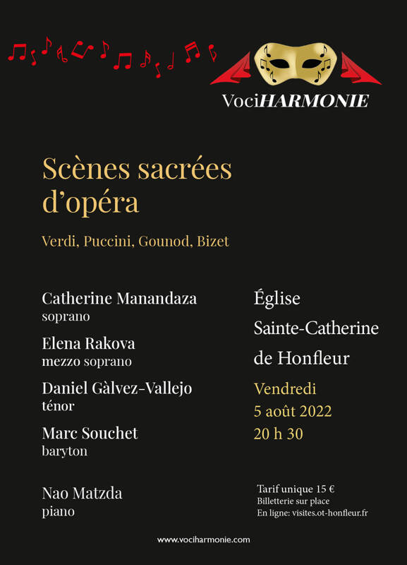 SCENES SACREES D'OPERA