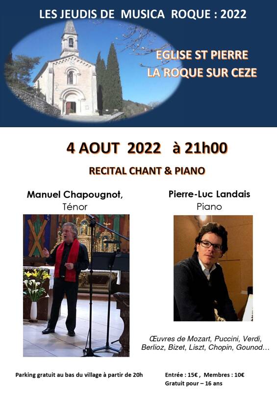 RECITAL CHANT ET PIANO