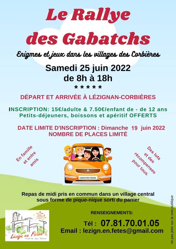 LE RALLYE DES GABATCHS