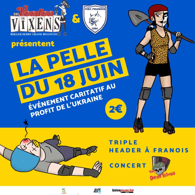 Roller Derby : 3 matchs et un concert