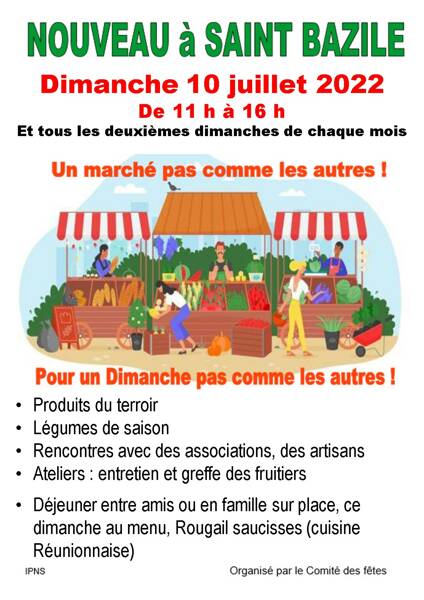 Un marché pas comme les autres