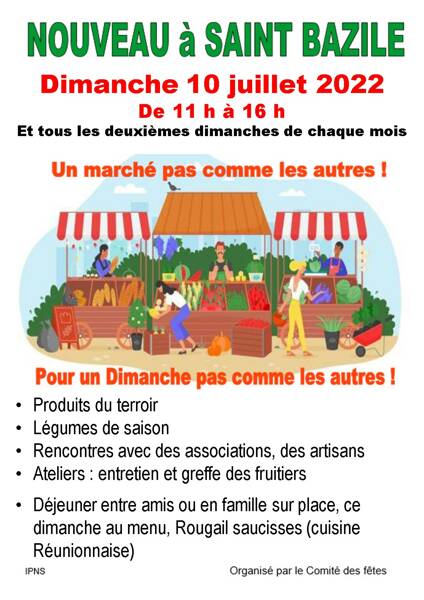 Un marché pas comme les autres