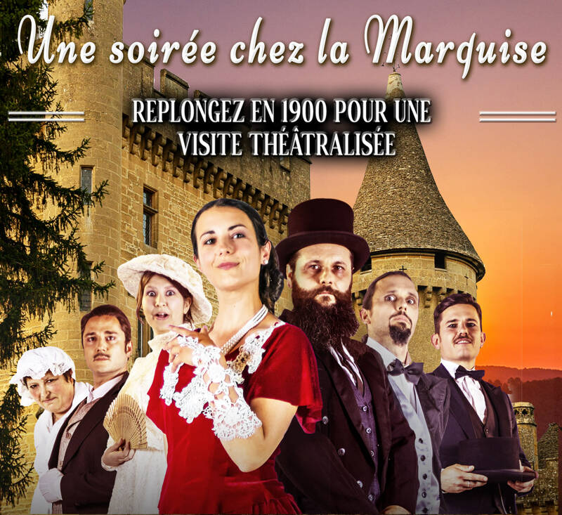 Visites nocturnes théâtralisées - Une soirée chez la Marquise