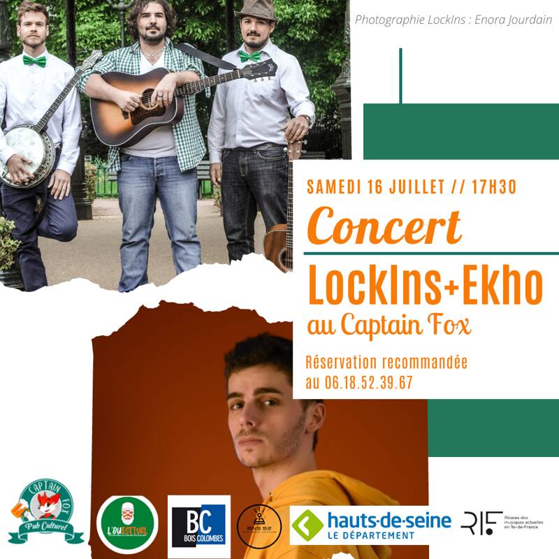 OUESTIVAL Concert Ekho + LockIns au Captain Fox