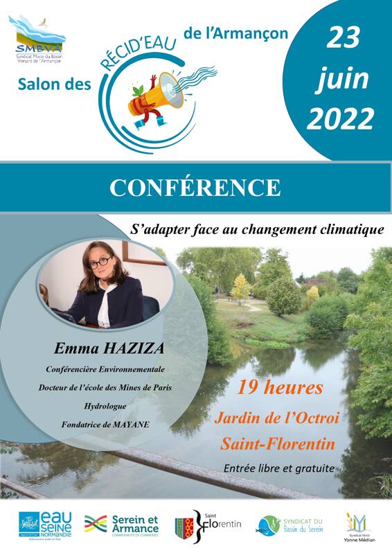 Conférence d'Emma Haziza, hydrologue : s'adapter face au changement climatique