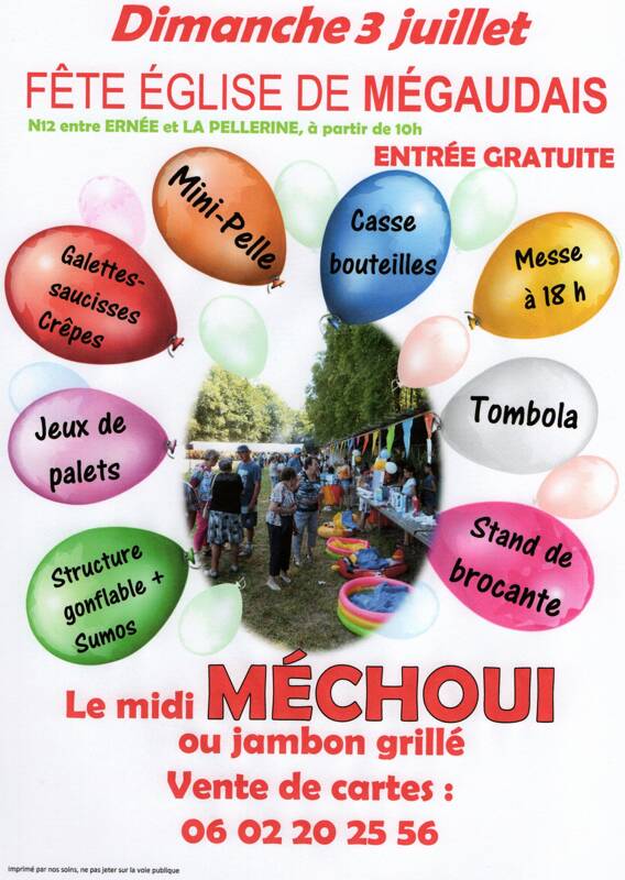 Grande fête pour la restauration de l’église Mégaudais