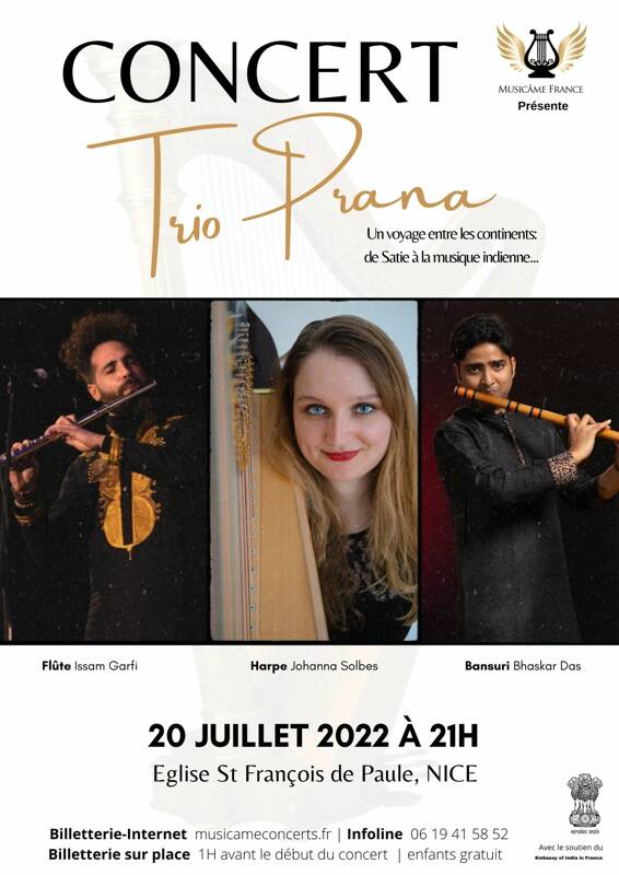 Trio Prana : Un voyage culturel de l'Europe à l'Inde...