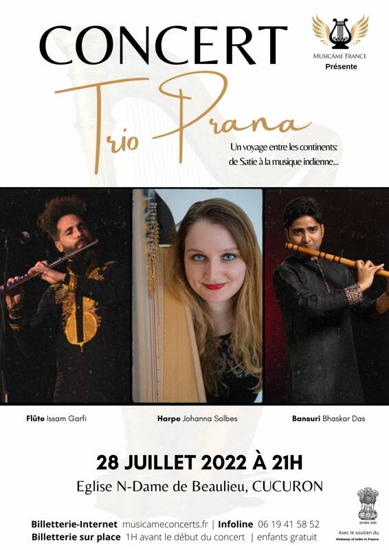 Trio Prana : un voyage musical de l'Europe à l'Inde...