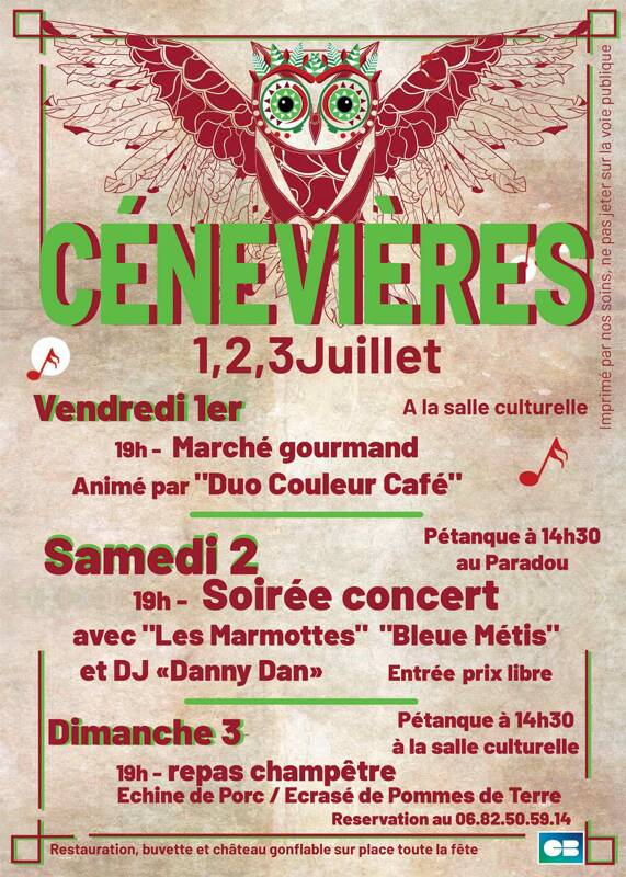 Concert à Cénevières