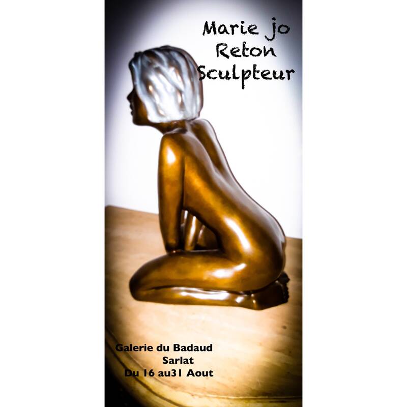 Sculpture bronze et terre cuite patinee