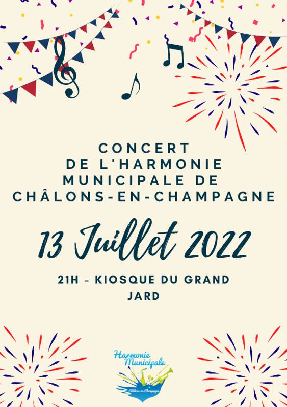 Concert de l'Harmonie Municipale de Châlons-en-Champagne