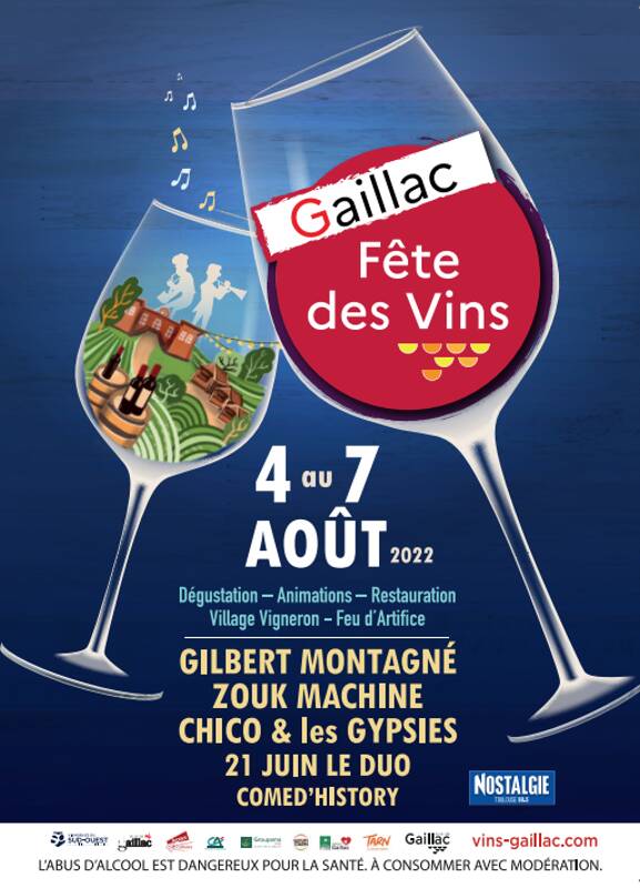 La fête des Vins de Gaillac aura lieu du 4 au 7 août pour une 43e édition