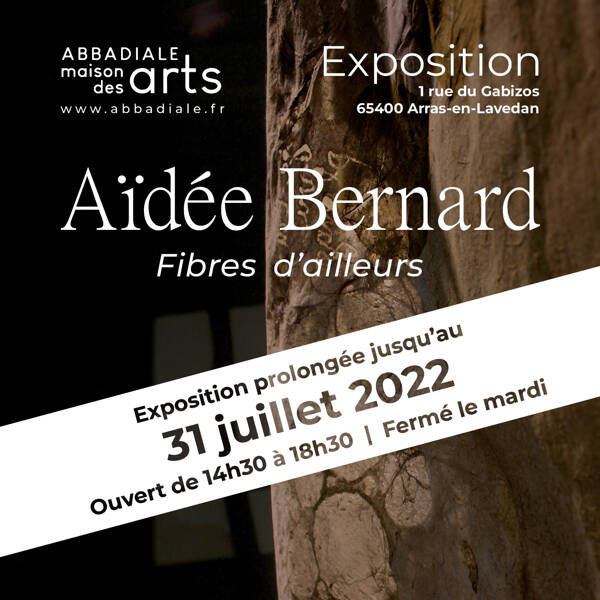 Exposition : Aïdée BERNARD, Fibres d'ailleurs