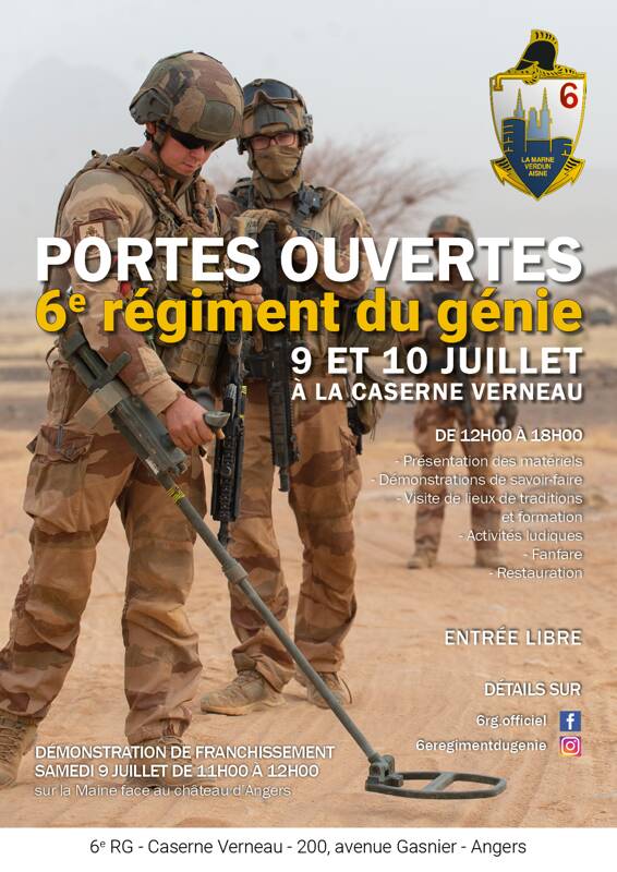 Portes ouvertes 6e régiment du génie