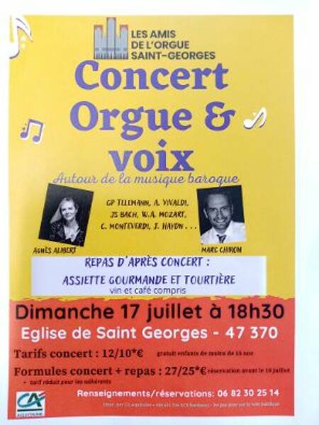 Concert orgue et voix