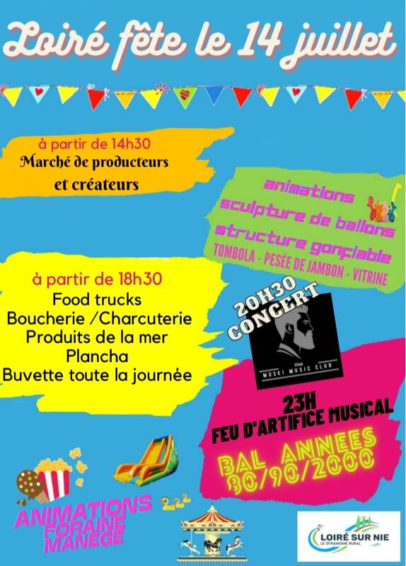 Loirè fête le 14 juillet