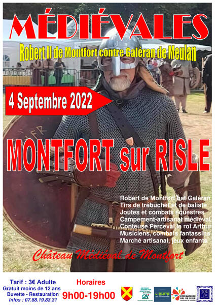 Médiévales de Montfort sur Risle - le 4 septembre 2022