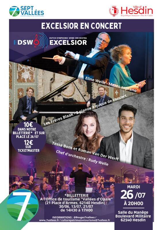 Excelsior en concert à Hesdin