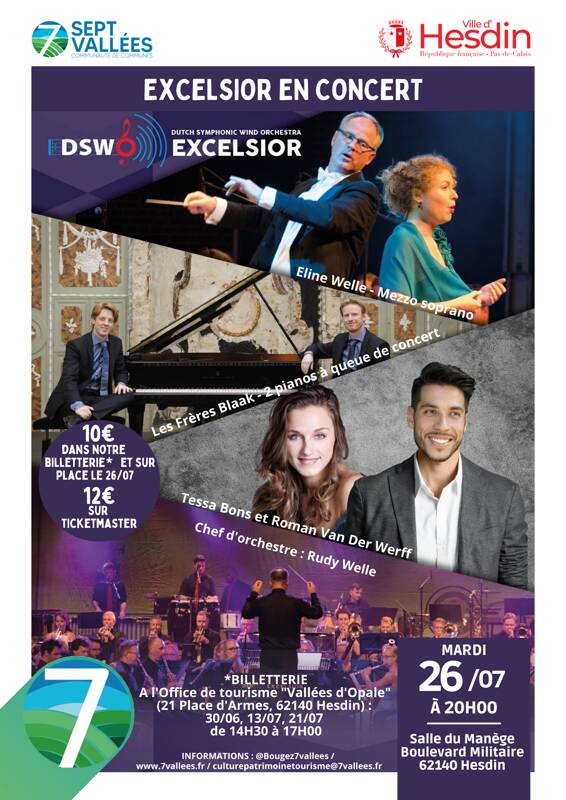Excelsior en concert à Hesdin