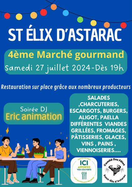 4ème Marché gourmand nocturne