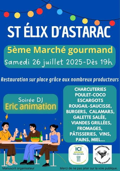 5 ème Marché gourmand nocturne