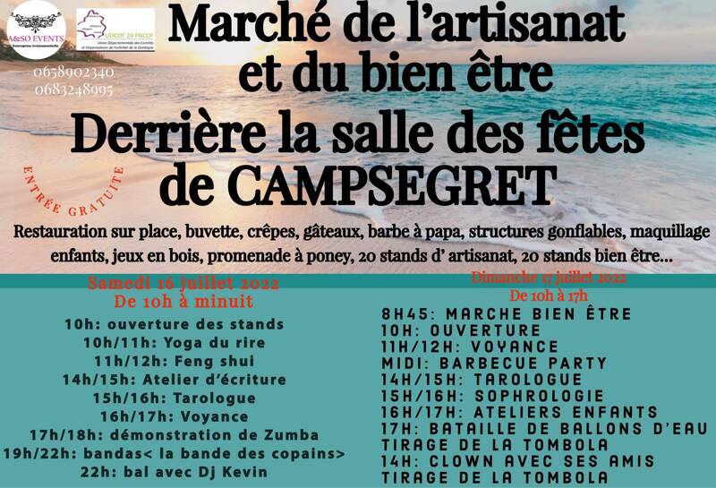 Marché de l'artisanat et du bien être