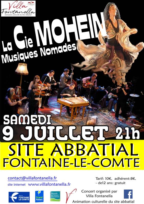 Compagnie MOHEIN en CONCERT sur le site Abbatial