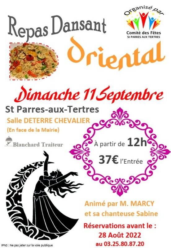 Repas dansant : Thème oriental