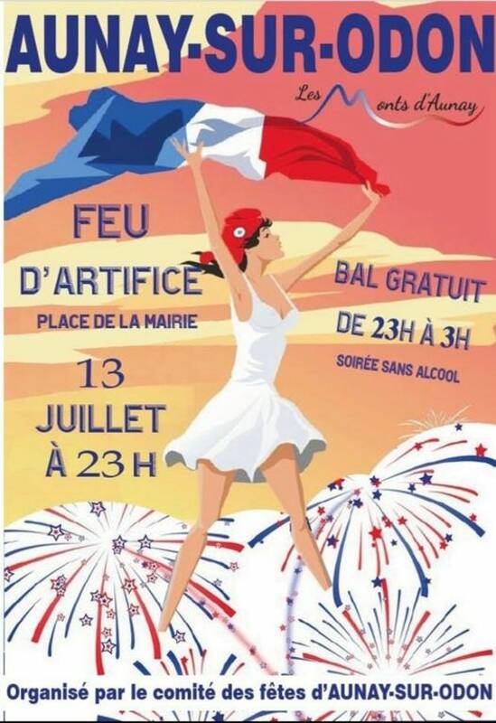 feu d'artifice et bal populaire