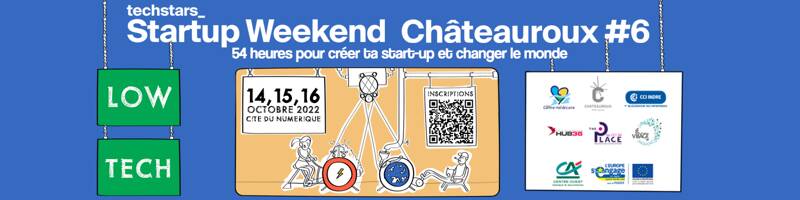 Techstars Startup Weekend Low-Tech Châteauroux