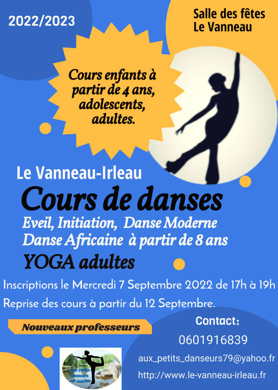 Reprise des cours de danse