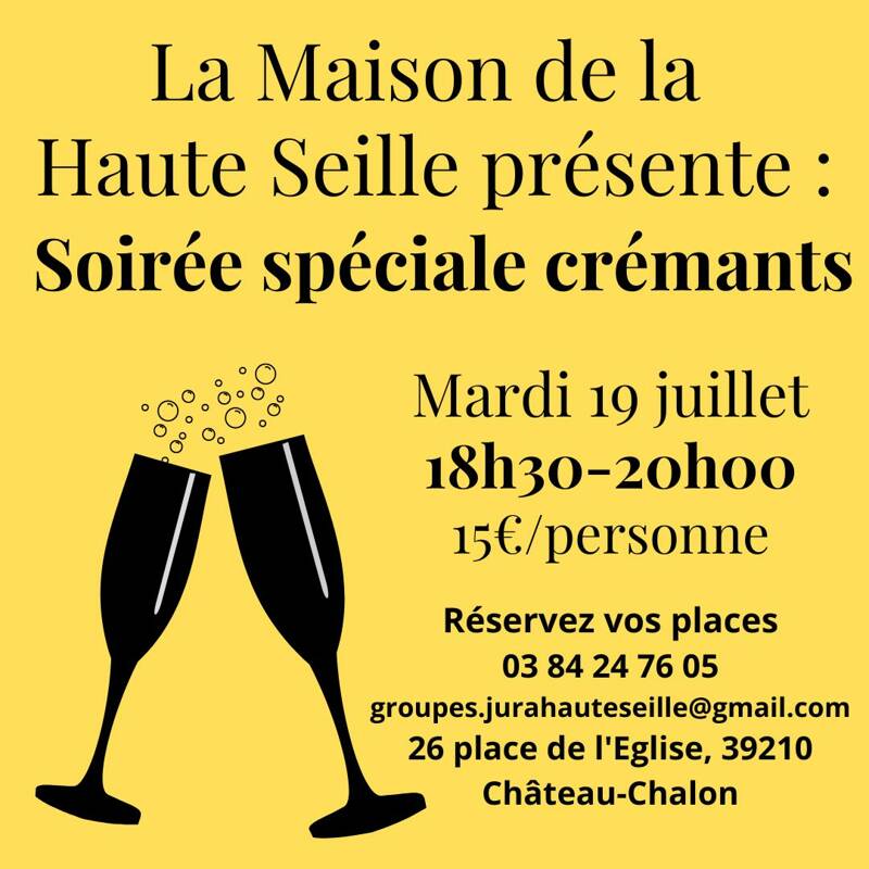 Soirée spéciale crémants