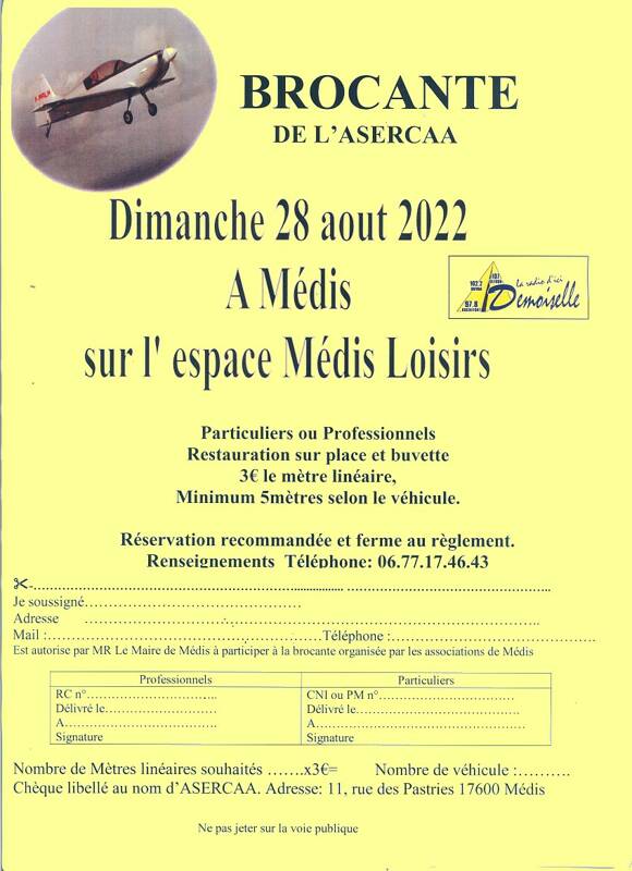 BROCANTE VIDE GRENIER DE L'ASERCAA