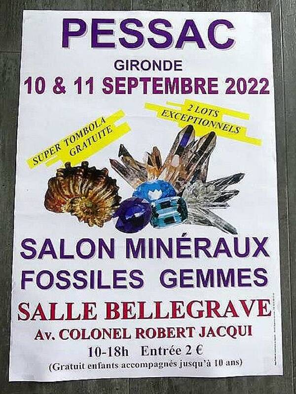 26 èmeSalon Minéraux, Fossiles et Gemmes