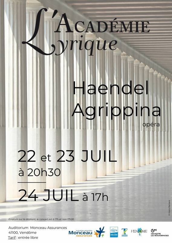 L'Académie Lyrique joue Agrippina d'Haendel
